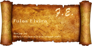 Fulea Elvira névjegykártya